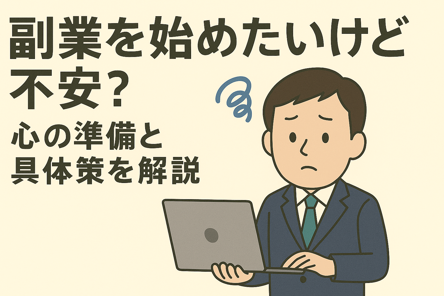 副業を始めたいけど不安？心の準備と具体策を解説