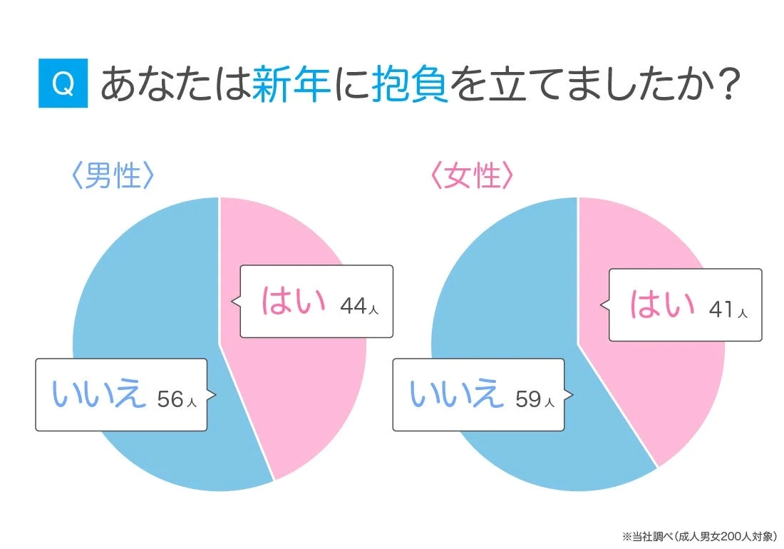 あなたは新年を抱負を立てましたか？